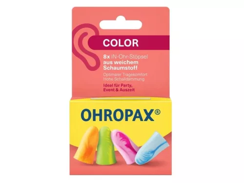 Ohropax color füldugó 8 db