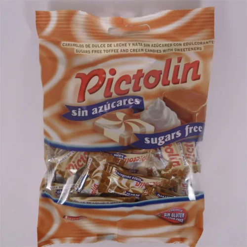 Pictolin cukorka toffee karamell ízű cukor hozzáadása nélkül tejszínes 65 g