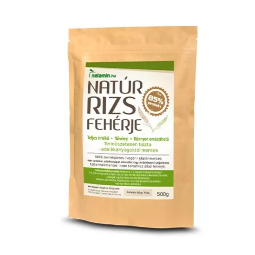 Netamin natúr rizs fehérje 500 g