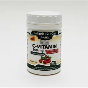 Jutavit c-vitamin 500 mg+d3+cink 100 db