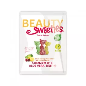 Beauty Sweeties gluténmentes vegán gumicukor cicák 125 g
