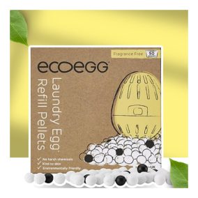   Ecoegg Mosótojás Utántöltő Illatmentes - 50 mosás - TURMALIN golyóval