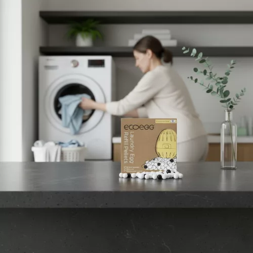 Ecoegg Mosótojás Utántöltő Illatmentes - 50 mosás - TURMALIN golyóval