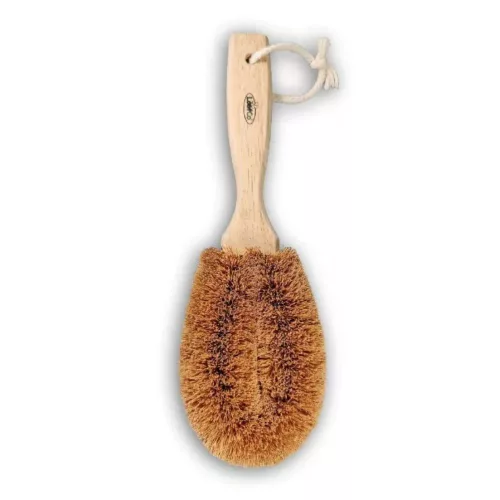 LoofCo Gartenbürste mit Griff aus Kokosfasern – 1 Stück
