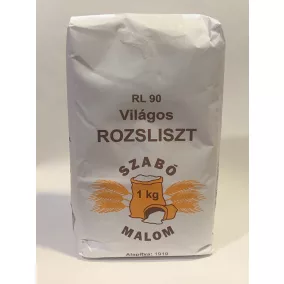 Szabó Malom világos rozsliszt rl-90 1000 g