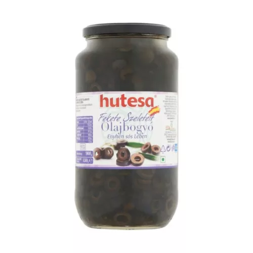 Hutesa fekete szeletelt olajbogyó 935 ml