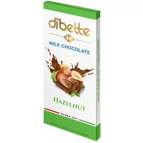   Dibette mogyoró ízű krémmel töltött tejcsokoládé fruktózzal 80 g