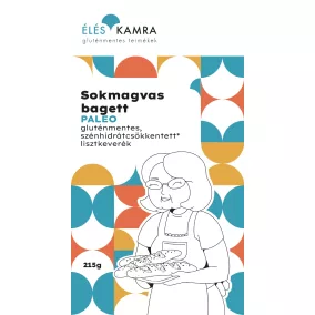   Éléskamra sokmagvas paleo bagett szénhidrátcsökkentett lisztkeverék 215 g