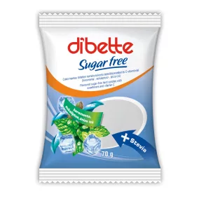   Dibette cukormentes vegyes mentol ízű cukorka édesítőszerekkel 70 g