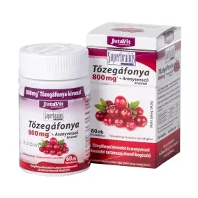 Jutavit tőzegáfonya+aranyvessző kivonat tabletta 60 db