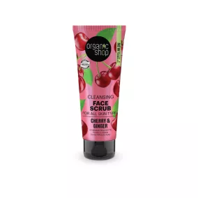   Organic Shop bio gyömbéres cseresznye tisztító arcradír 75 ml