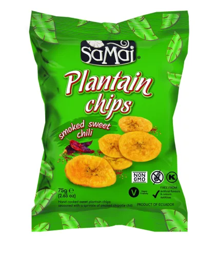 Samai plantain főzőbanán chips édes chili 75 g