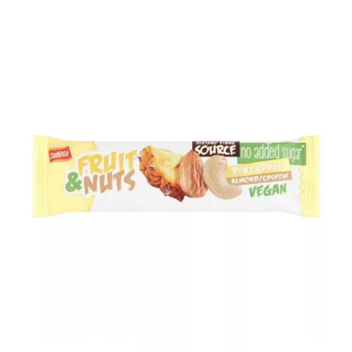 Sunvita gyümölcsszelet ananászos kesuval-mandulával 30 g