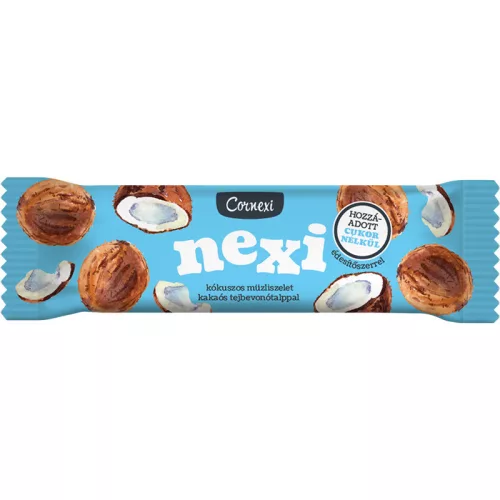 Cornexi müzli szelet kókuszos kakaós tejbevonó talppal 25 g