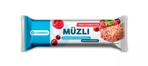 Cornexi nexi müzli szelet piros gyümölcsös édesítőszerrel 25 g