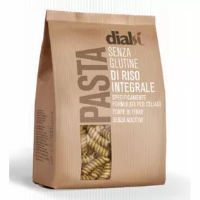 Dialsí barna rizslisztből készült tészta fusilli 400 g