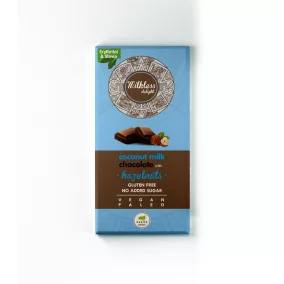   Health Market Milkless Delight Kókusztejes csokoládé egész mogyoróval 80g