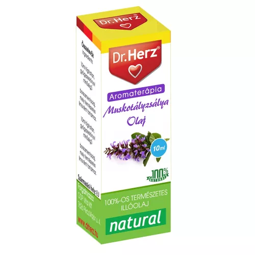 Dr.herz muskotályzsálya illóolaj 10 ml