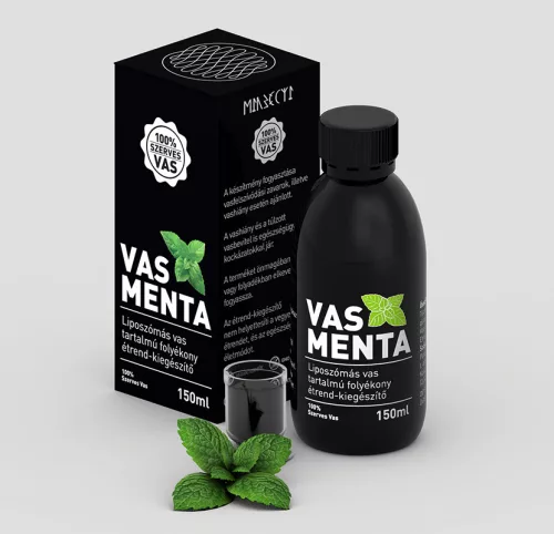 Vasmenta liposzómás vas tartalmú folyékony étrend-kiegészítő 150 ml