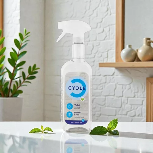 CYCLE WC-tisztító hab levendula és menta illatú - 500 ml
