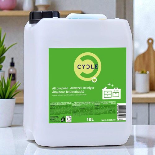 CYCLE univerzálny čistič povrchov s vôňou levandule a mäty – 10 litrová náplň