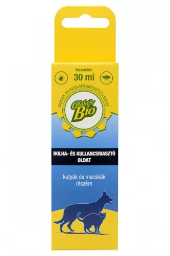GalaktivBio bolha- és kullancsriasztó oldat - kutyákra/macskákra - 30 ml
