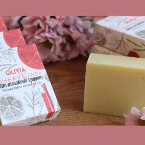 Olivia sheavajas intim mosakodó szappan - 90 g