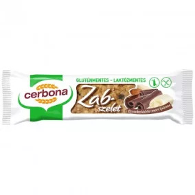   Cerbona gluténmentes étcsokoládés-marcipános zabszelet 40 g