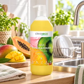 Cleaneco Kézi mosogatószer Cleaneco 1L pumpás