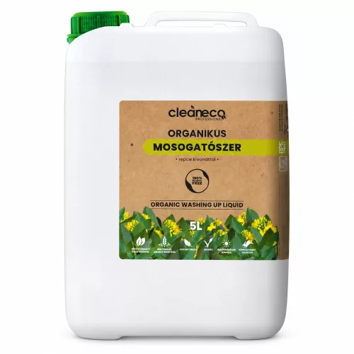 Cleaneco - Organikus Mosogatószer - repce kivonattal - 5liter - újrahasznosítható csomagolásban