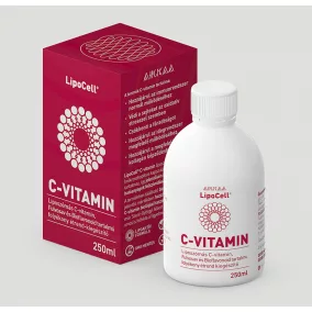   Lipocell c-vitamin folyékony étrend-kiegészítő meggy 250 ml