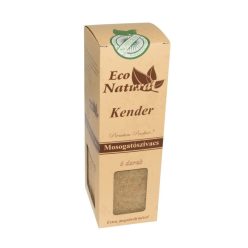 Eco Natural - Kender mosogatószivacs sima - 6 db 