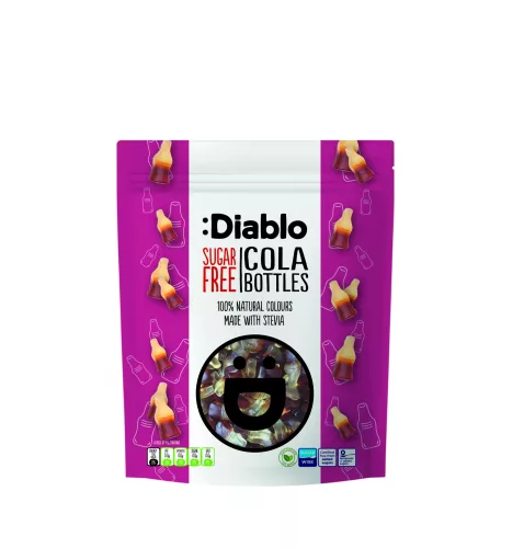 Diablo cukormentes cola ízű gumicukor, édesítőszerrel 75 g