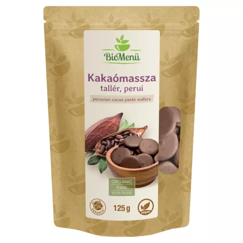 BioMenü bio perui kakaómassza tallér 125 g
