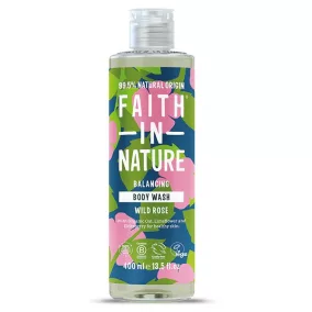 Faith in nature vadrózsa tusfürdő 400 ml