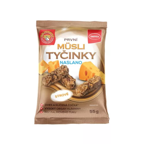 Semix gluténmentes müzlifalatok csíráztatott vörös lencsével sajtos 55 g