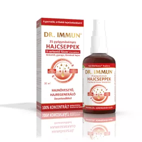   Dr.immun 25 gyógynövényes hajcseppek 9 serkentő fűszer kivonattal 50 ml
