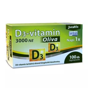 Jutavit d3-vitamin 3000 NE olíva 100 db