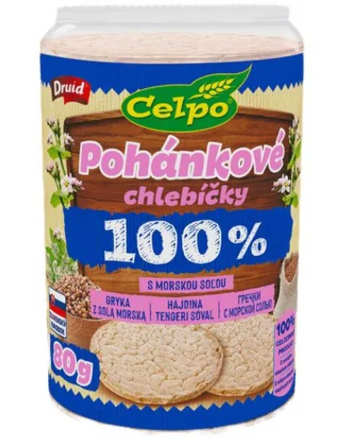 Celpo hajdina tallérok tengeri sóval 80 g