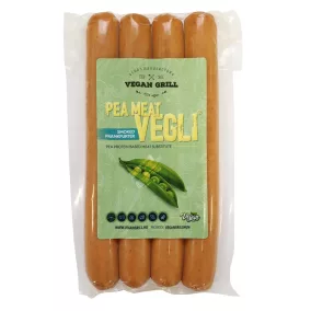   Vegan grill vegli borsófehérjéből füstölt frankfurter virsli helyettesítő 180 g