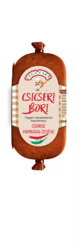 Vega Farm csicseri bori füstölt vegan csicseriborsó készitmény csemege paprikával 250 g