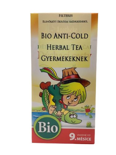 Apotheke - Bio Anti-Cold Herbal Tea Gyermekeknek, 20 filter
