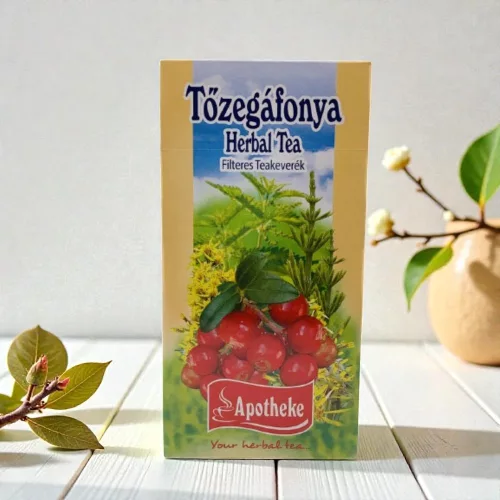 Apotheke - Tőzegáfonya Tea, 20 filter