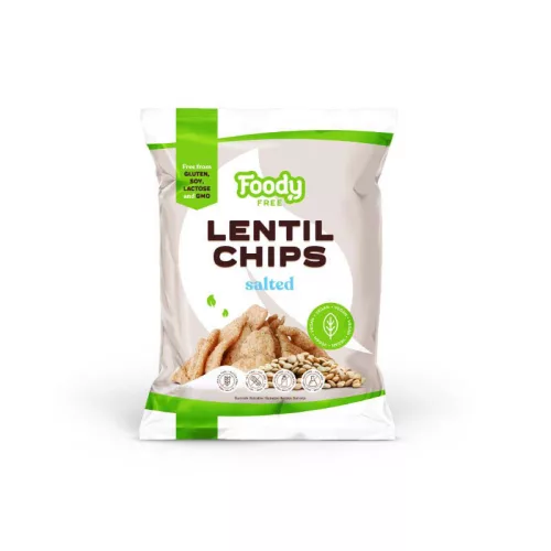 Foody Free gluténmentes lencse chips sóval 50 g