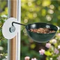   Esschert Design Ablakra rögzíthető fém madáretető és -itató tál