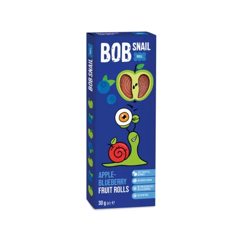 Bob Snail gyümölcstekercs alma-áfonya 30 g