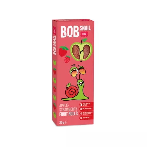 Bob Snail gyümölcstekercs alma-eper 30 g