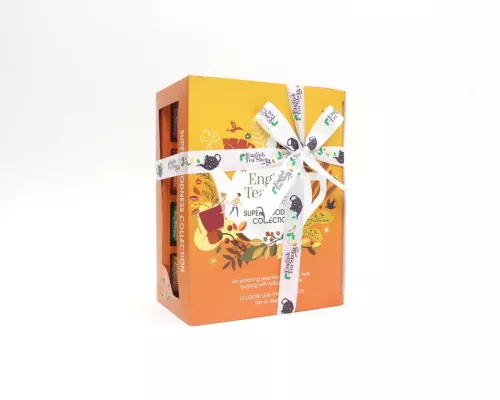 English Tea Shop 12 bio ajándék super goodness selyempiramis filteres teaválogatás 24 g