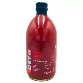   Deto bio szűretlen vörösbor ecet "anyaecettel" 500 ml
