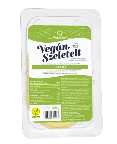 Veganchef vegán szeletelt natúr 100 g
